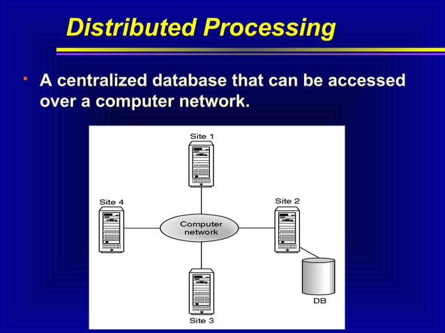 Distributed Database System | PPT