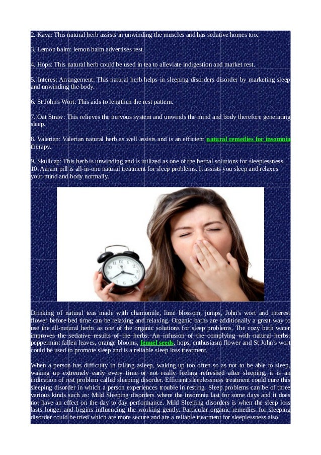 10 effective herbal remedies for sleeping disorders and sleeplessness