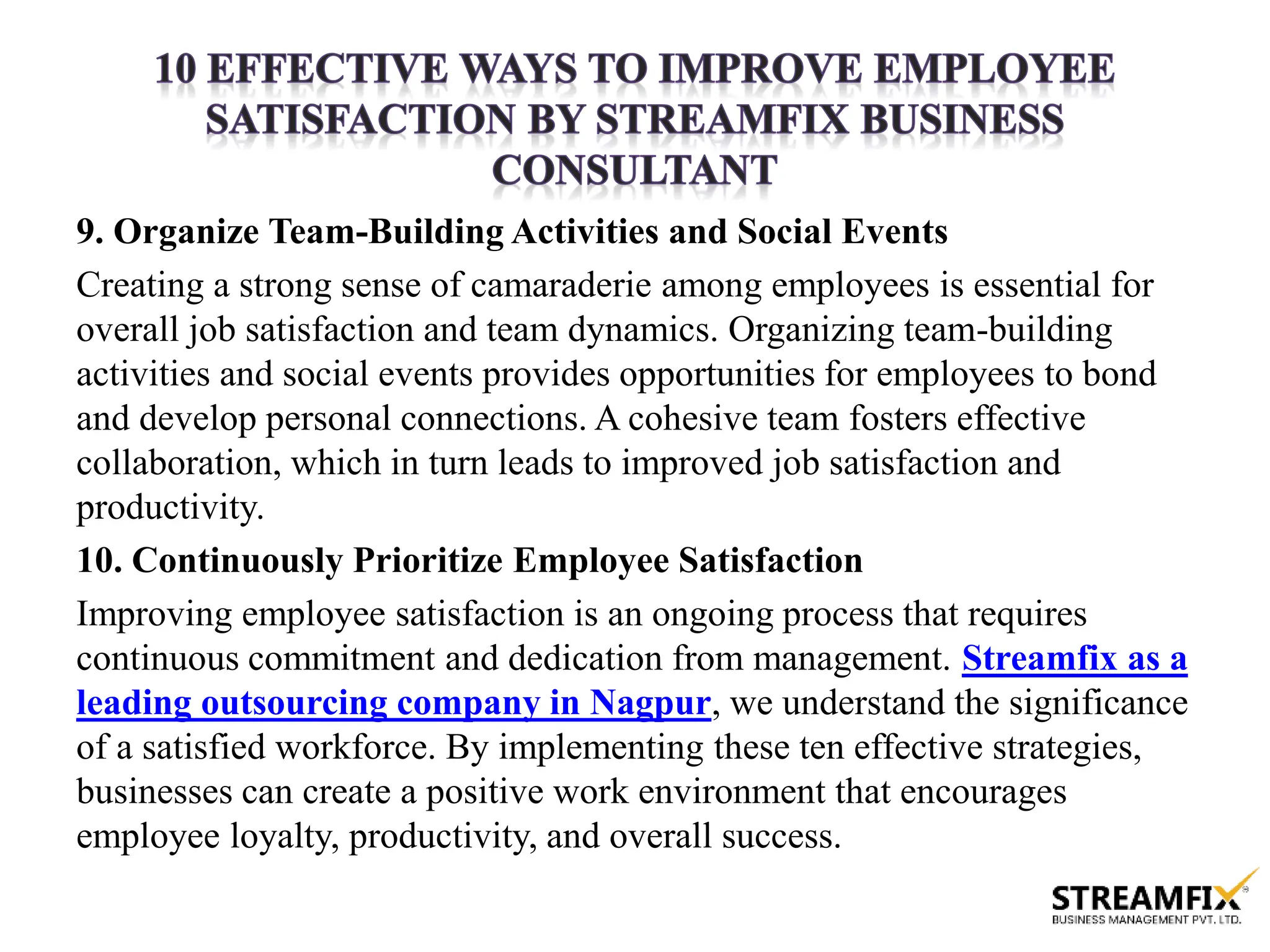 10 Effective Ways to Improve Employee Satisfaction by streamfix.pdf