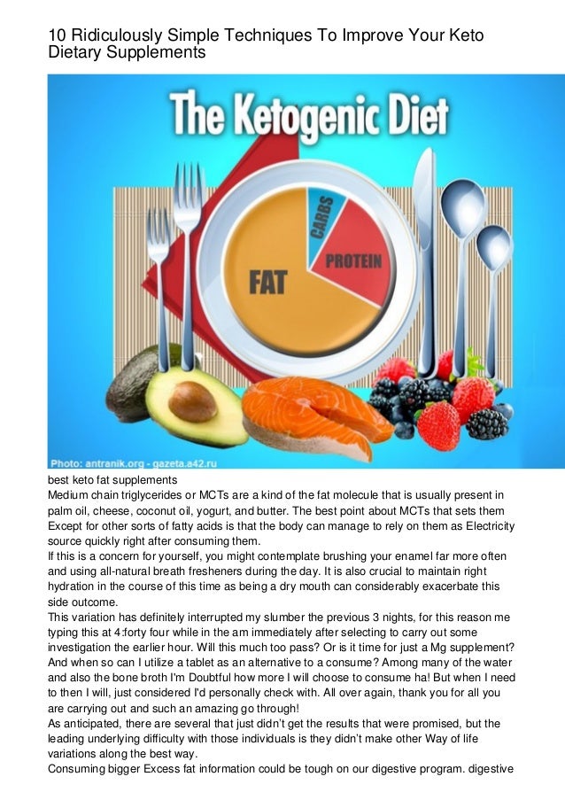 The Greatest Guide To Keto Diet Supplement 