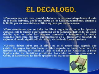 EL DECALOGO. ,[object Object]