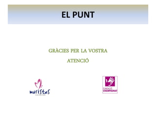 EL PUNT

GRÀCIES PER LA VOSTRA
ATENCIÓ

 