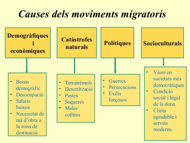 Tema 10. Els fluxos migratoris (GEOGRAFIA 2n BATXILLERAT)