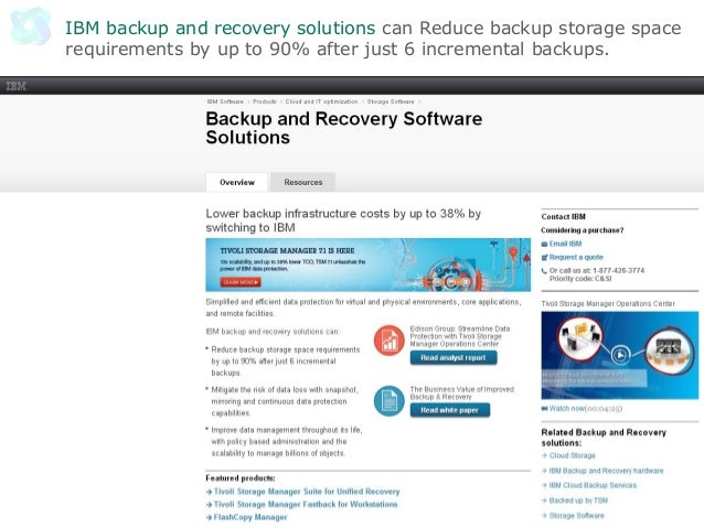 10 Enterprise Backup and Recovery Software Solutions 10 Enterprise Backup and Recovery Software Solutions