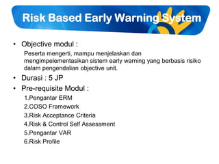 Early Risk Management 10 enterprise risk management telkom 2011 early warning system | PDF