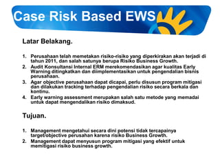 10 enterprise risk management telkom 2011 early warning system | PDF