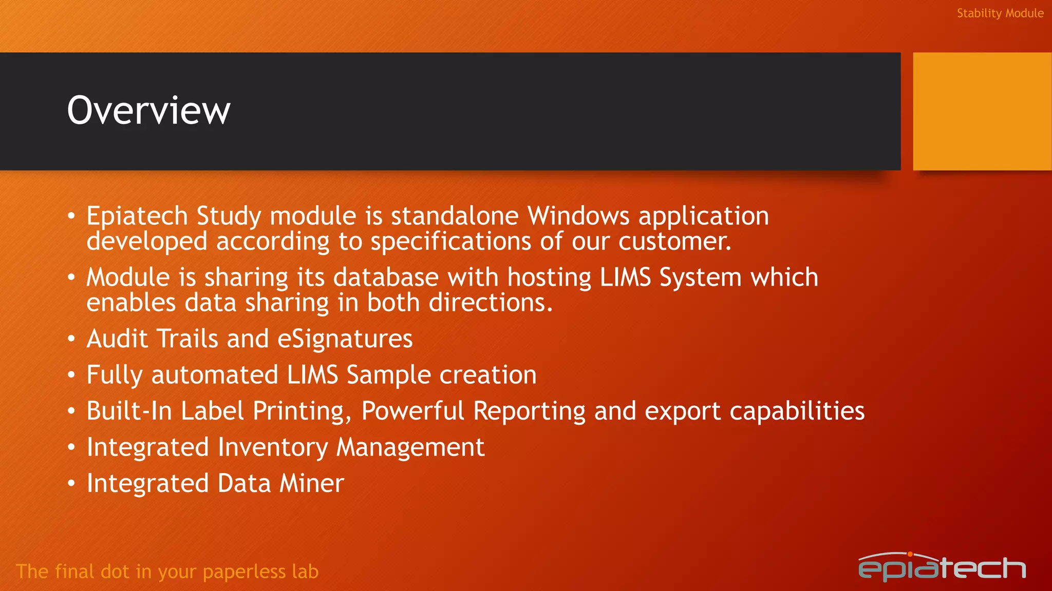 Custom Stability Module for LIMS | PDF