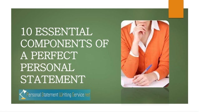 Perfect personal statement