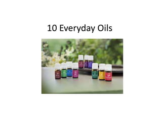10 Everyday Oils
 