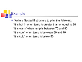 10 examples for if statement | PPT