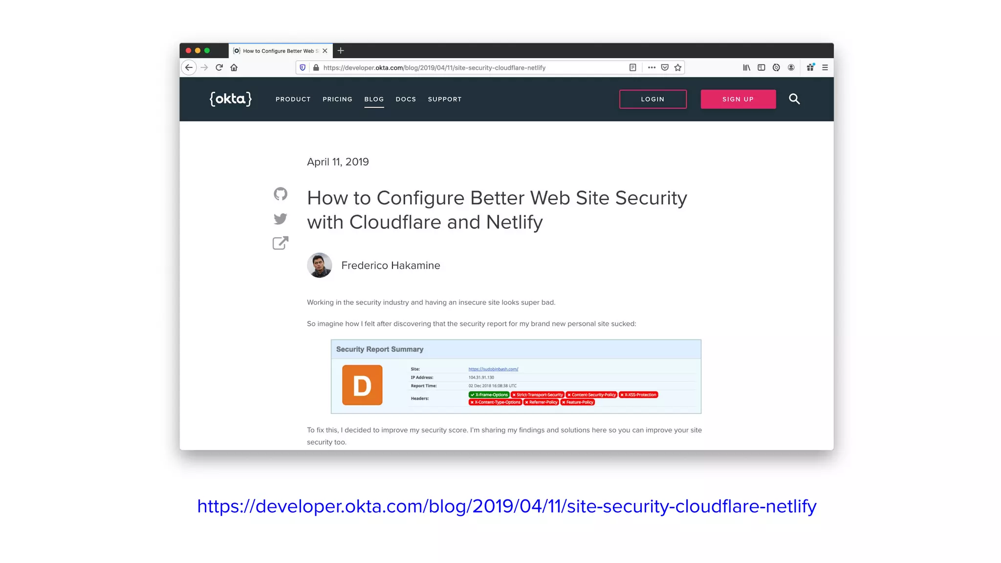 https://developer.okta.com/blog/2019/04/11/site-security-cloudﬂare-netlify
 