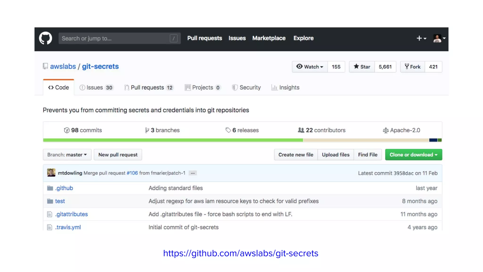 https://github.com/awslabs/git-secrets
 