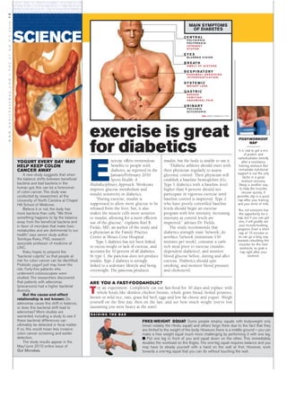 10 Exercise Great For Diabetics