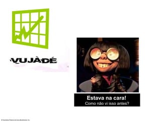 Estava na cara!   Como não vi isso antes? 