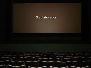 O cuidador  -  Valoriza o time acima dos interesses pessoais. É aquela pessoa que deixa suas tarefas, temporariamente, para ajudar o colega a cumprir um prazo apertado. A pessoa com a qual se pode contar quando mais se precisa   High tech //   high touch  