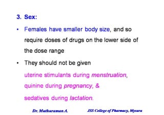 10 factors modifying drug action. | PDF