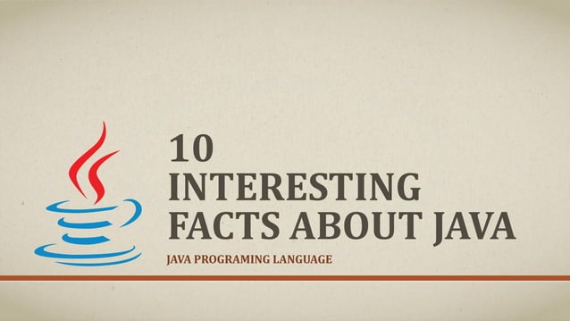 10 facts about java programming language | PDF