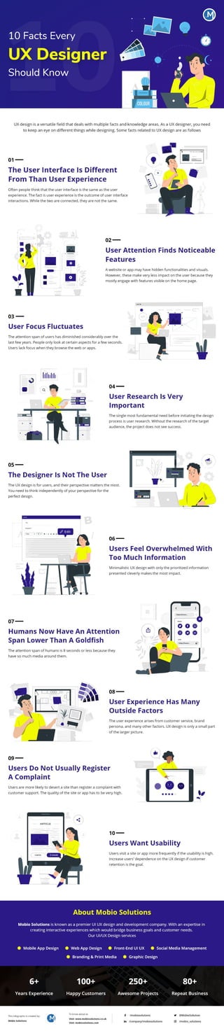 10 Facts Every UX Designer Should Know
