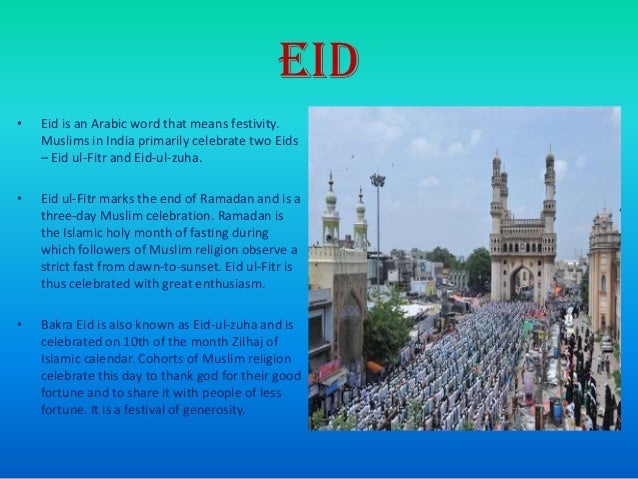 Eid Ul Fitr Celebrated On - Toast Nuances