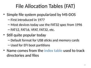 File system and directories structure in operating system | PPTX