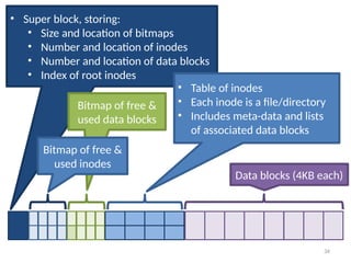 File system and directories structure in operating system | PPTX