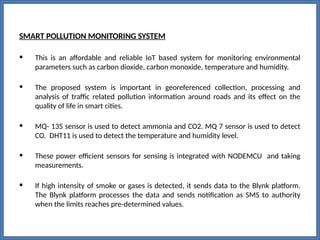 IoT Based Smart City Solutions: Waste, Traffic, Lighting & Pollution ...