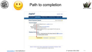 1st semester 2021-2022
www.dadda.it roberto@dadda.it
Path to completion
123
 