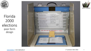 1st semester 2021-2022
www.dadda.it roberto@dadda.it
Florida
2000
elections
poor form
design
14
 