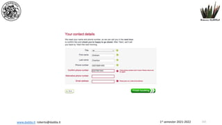 1st semester 2021-2022
www.dadda.it roberto@dadda.it 152
 