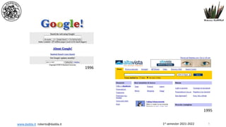 1st semester 2021-2022
www.dadda.it roberto@dadda.it 5
1995
1996
 