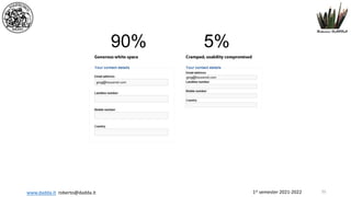 1st semester 2021-2022
www.dadda.it roberto@dadda.it
90% 5%
70
 