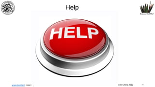 1st semester 2021-2022
www.dadda.it roberto@dadda.it
Help
95
 