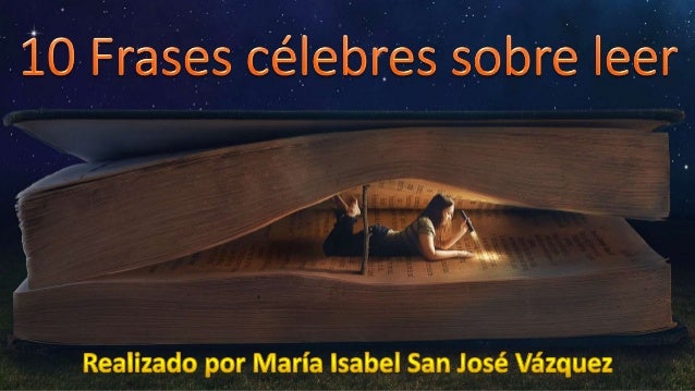10 Frases célebres sobre leer