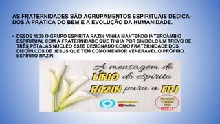 Aula Curso Básico de Espiritismo: fraternidade do espaço | PPTX