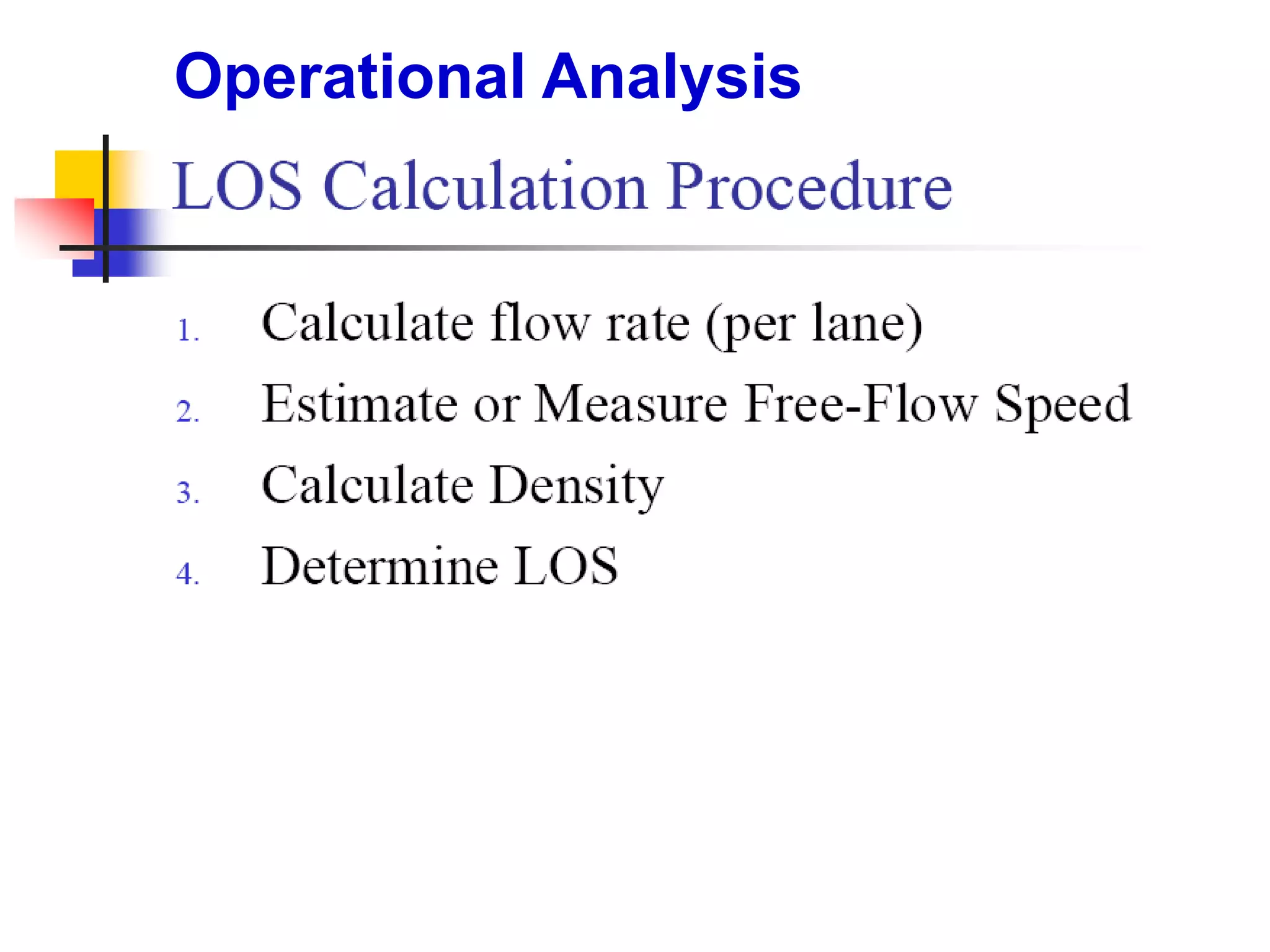 Operational Analysis
 