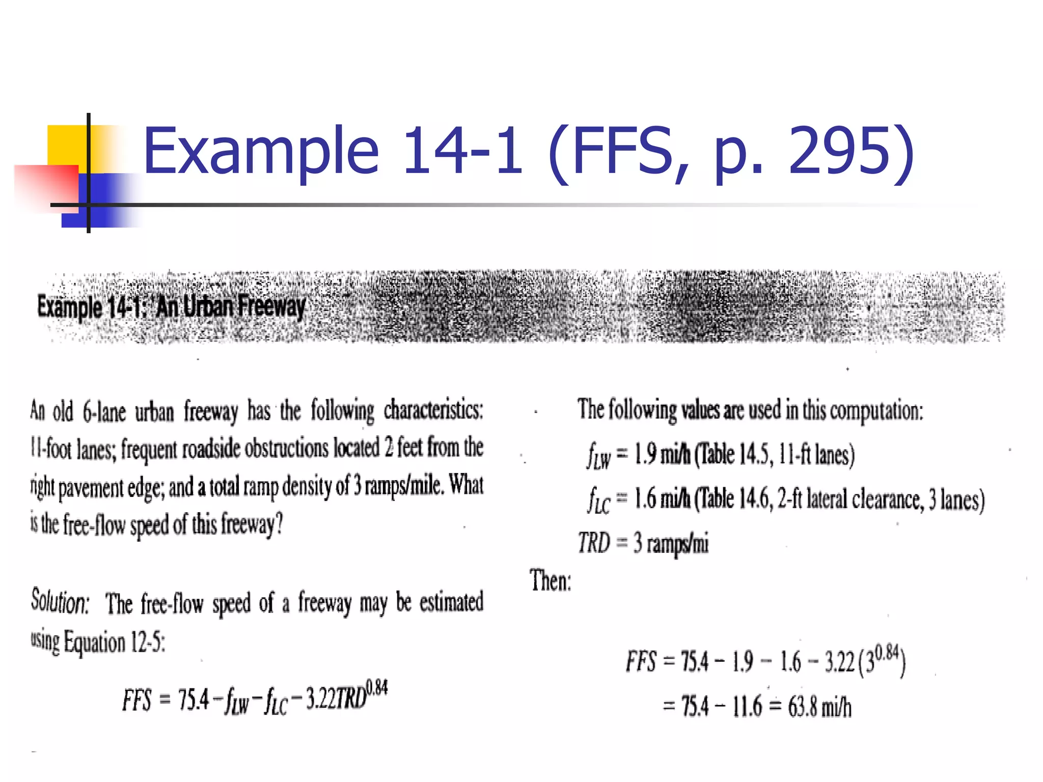 Example 14-1 (FFS, p. 295)
 