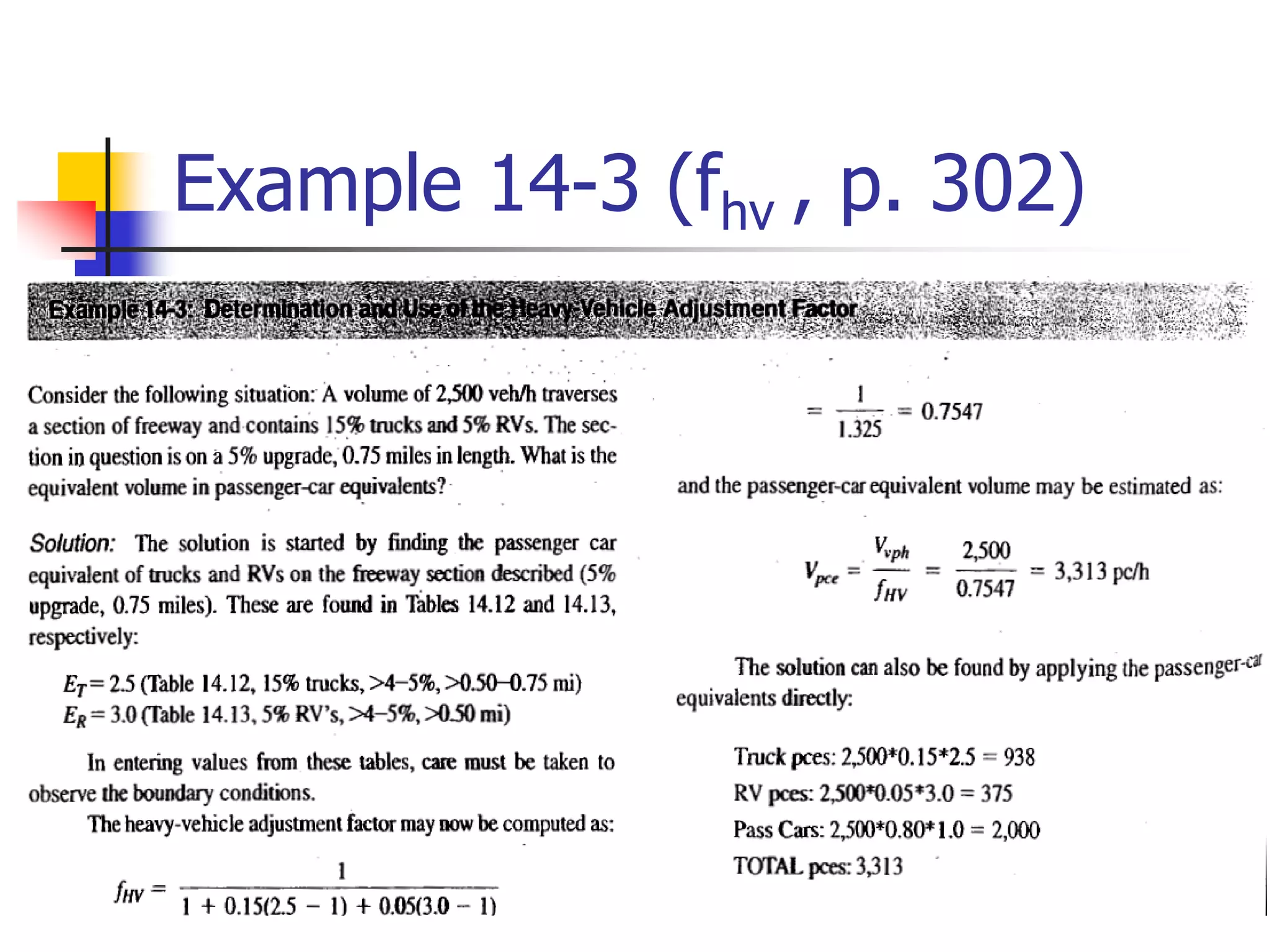 Example 14-3 (fhv , p. 302)
 