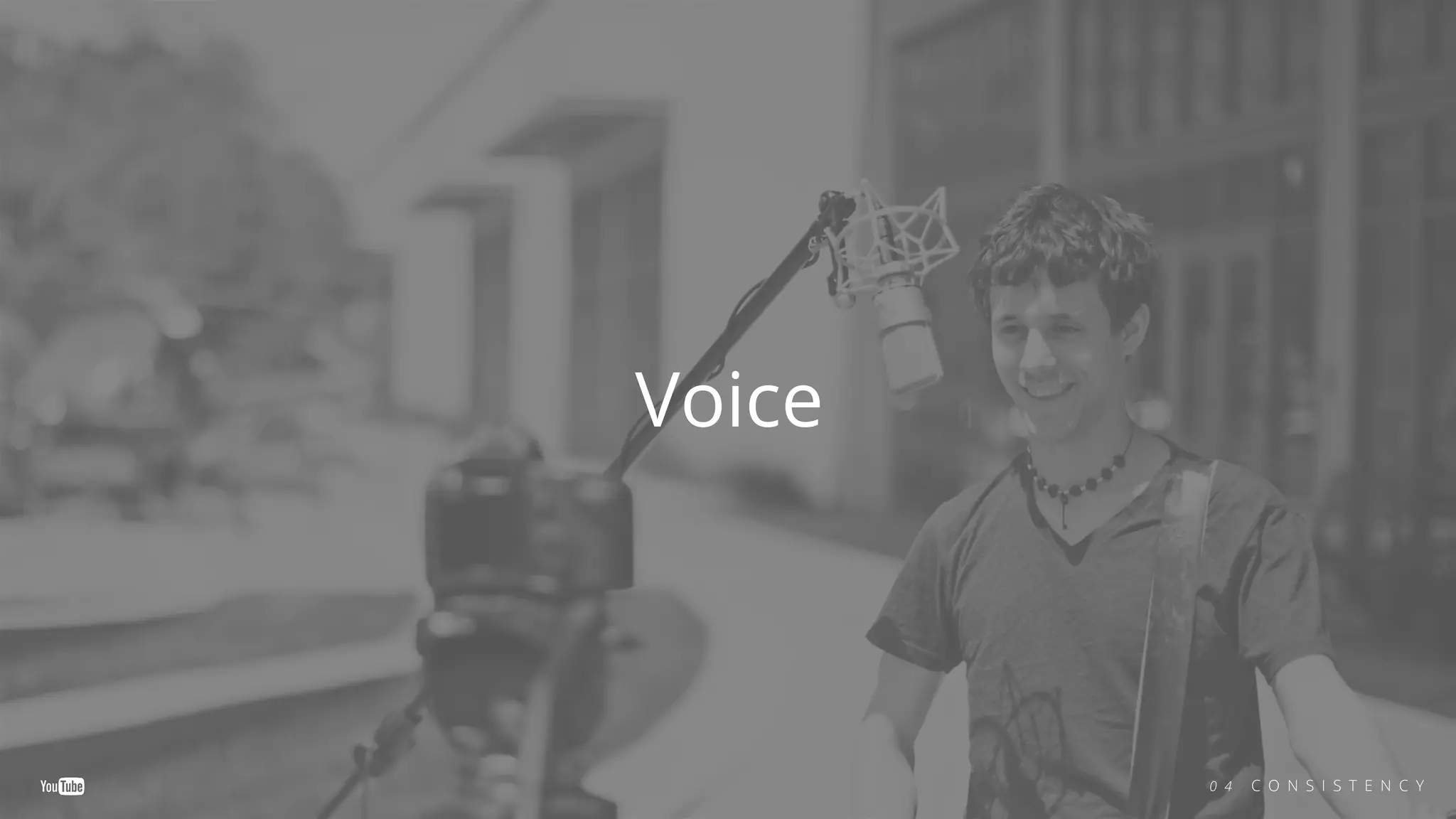 Voice
0 4 C O N S I S T E N C Y
 