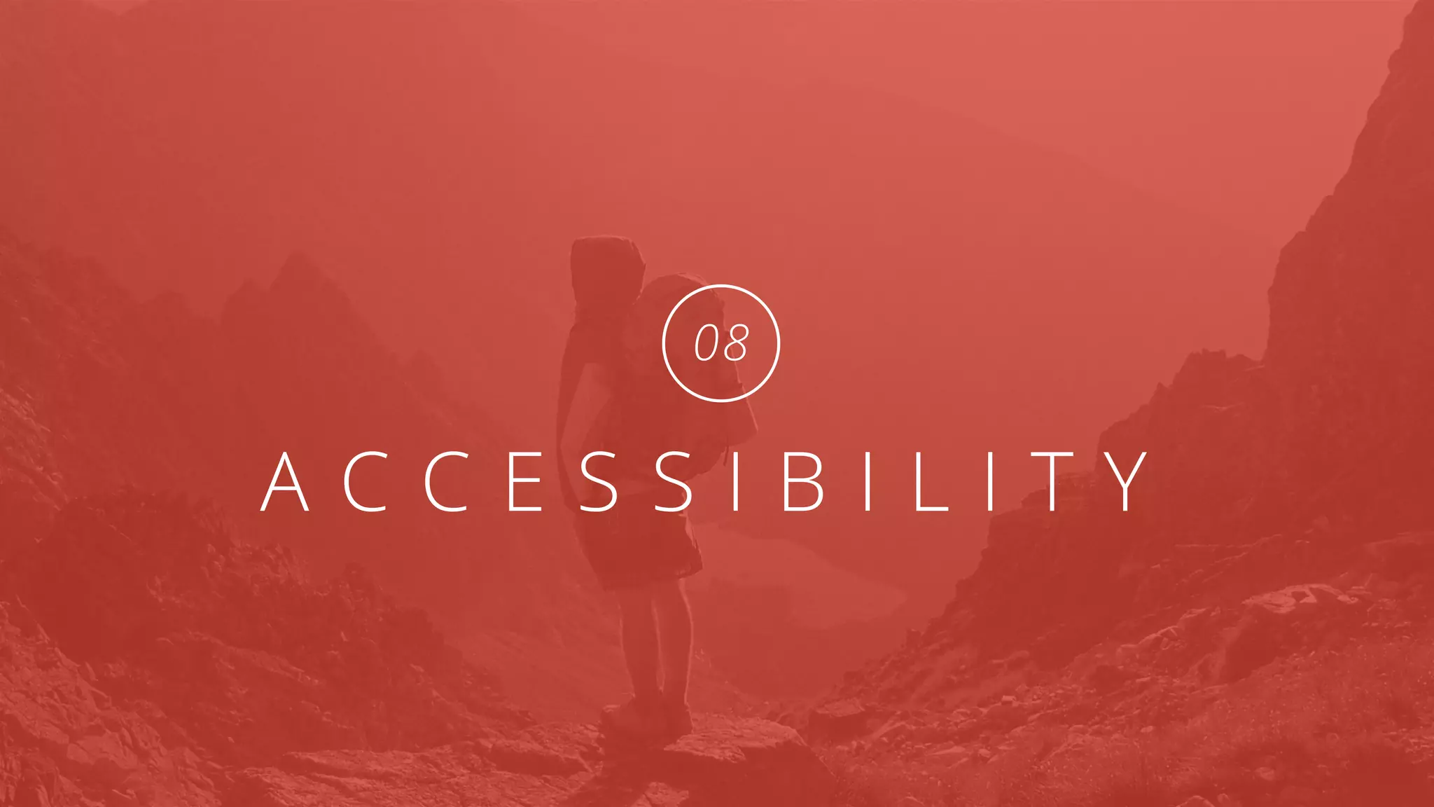 A C C E S S I B I L I T Y
08
 