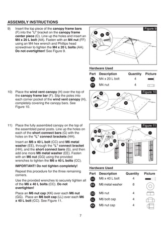 10 ft. square steel gazebo assembly manuals | PDF | Woodworking | Arts ...