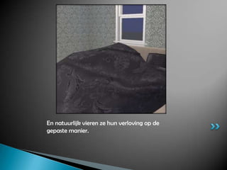 En natuurlijk vieren ze hun verloving op de gepaste manier.