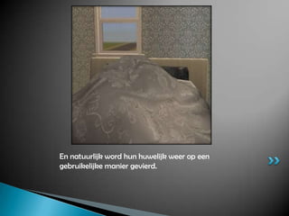 En natuurlijk word hun huwelijk weer op een gebruikelijke manier gevierd.