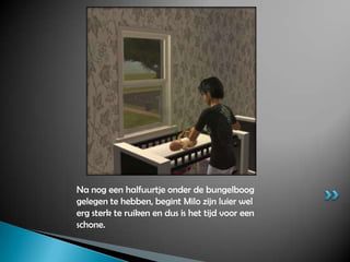 Na nog een halfuurtje onder de bungelboog gelegen te hebben, begint Milo zijn luier wel erg sterk te ruiken en dus is het tijd voor een schone.