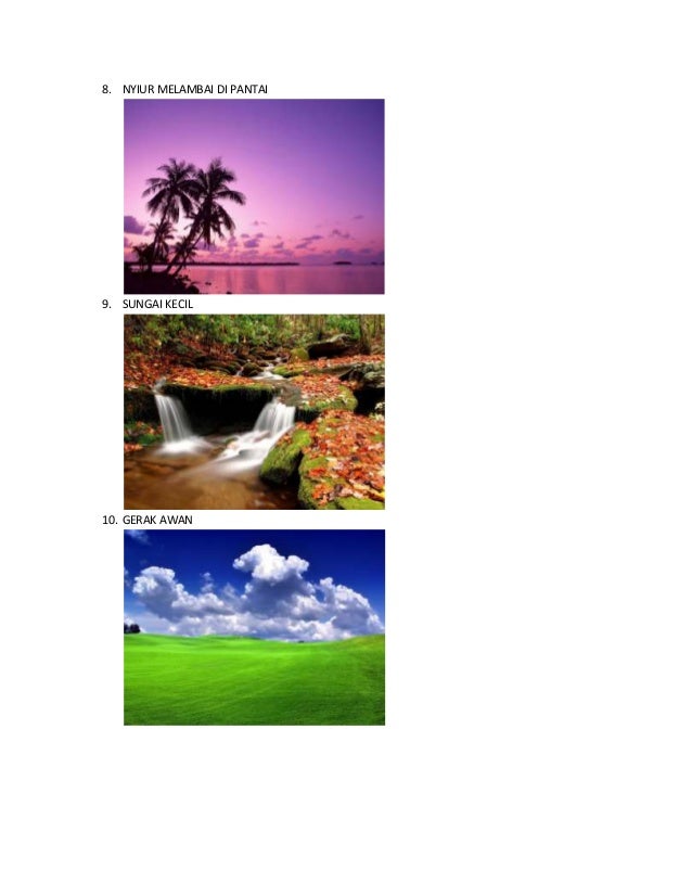 10 Gambar Gerak Alam