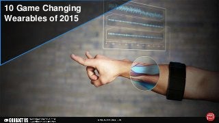 10 Game Changing
Wearables of 2015
 
