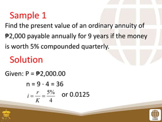 10_General_Annuity.pptx General Mathematics 11 | PPTX | Stocks and ...