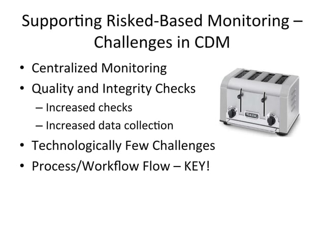 CDM's Role in Supporting Risk-Based Monitoring | PDF | Business ...