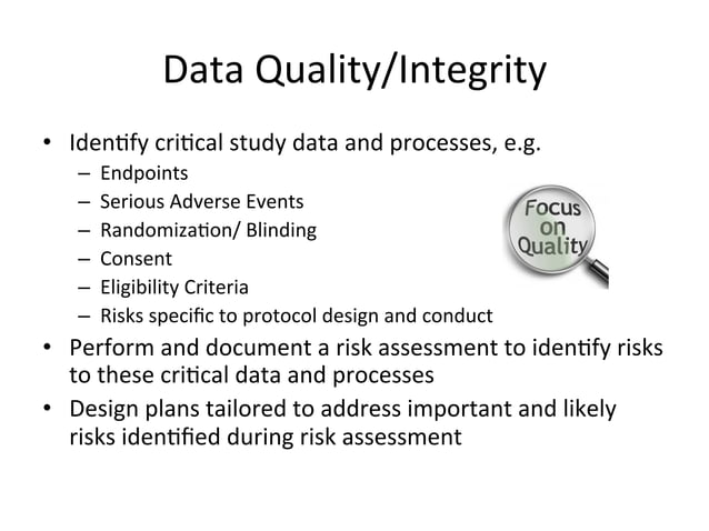 CDM's Role in Supporting Risk-Based Monitoring | PDF | Business ...