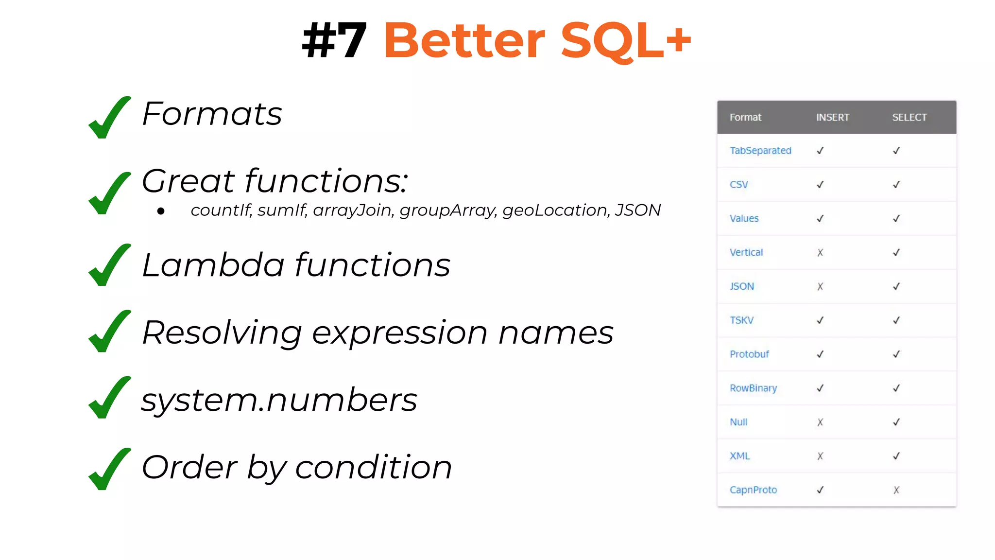 10 Good Reasons to Use ClickHouse | PDF