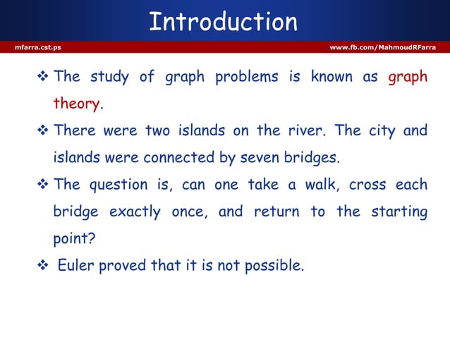 Graphs data Structure | PPT